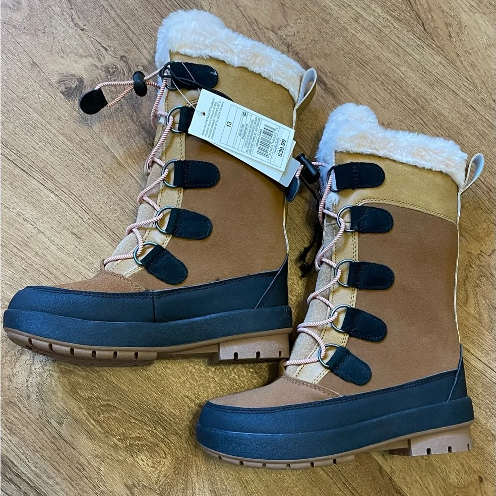 All In Motion Girls Winter Boots Size 13 - Picture 5 of 5